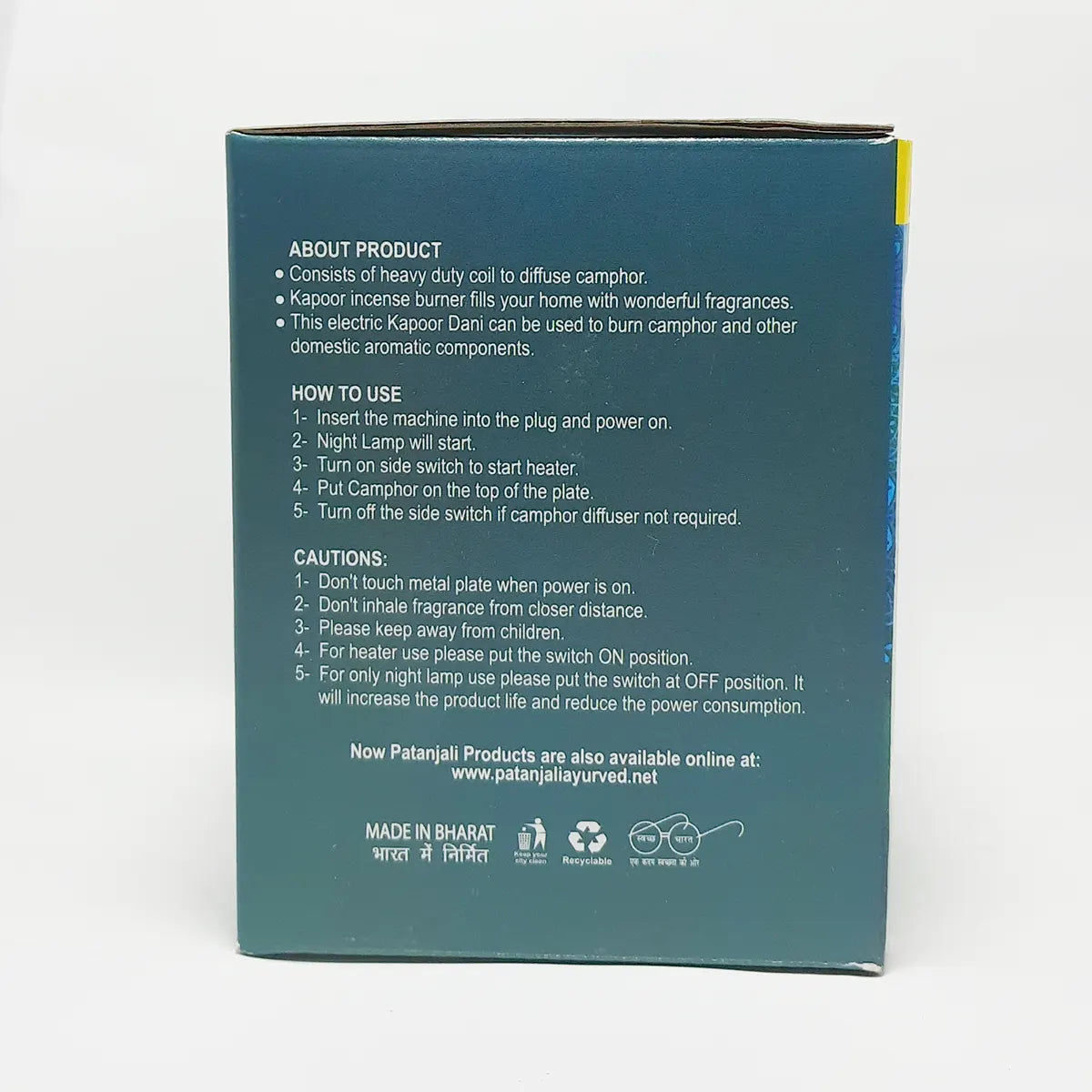 Patanjali Aastha Camphor Diffuser