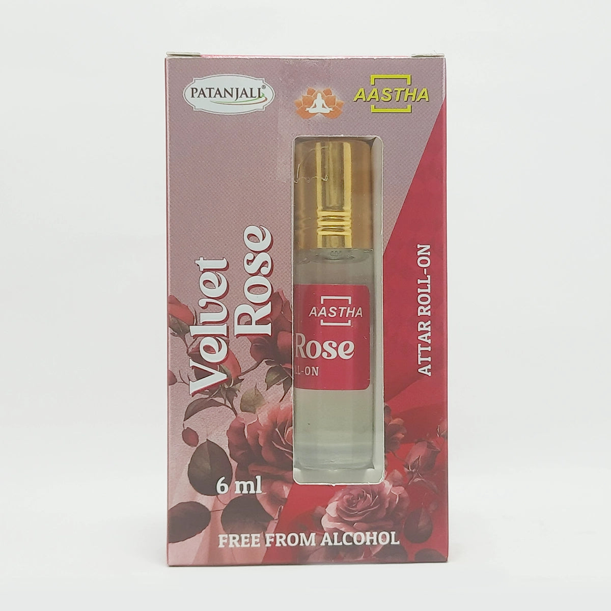 Patanjali Aastha Attar Rollon Velvet Rose