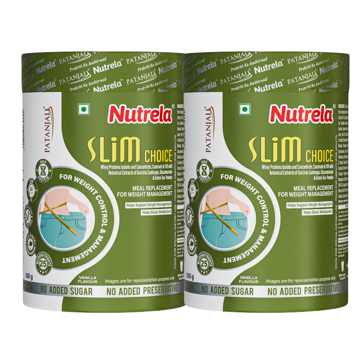 Patanjali Nutrela Slim Choice Powder (pack of 2)