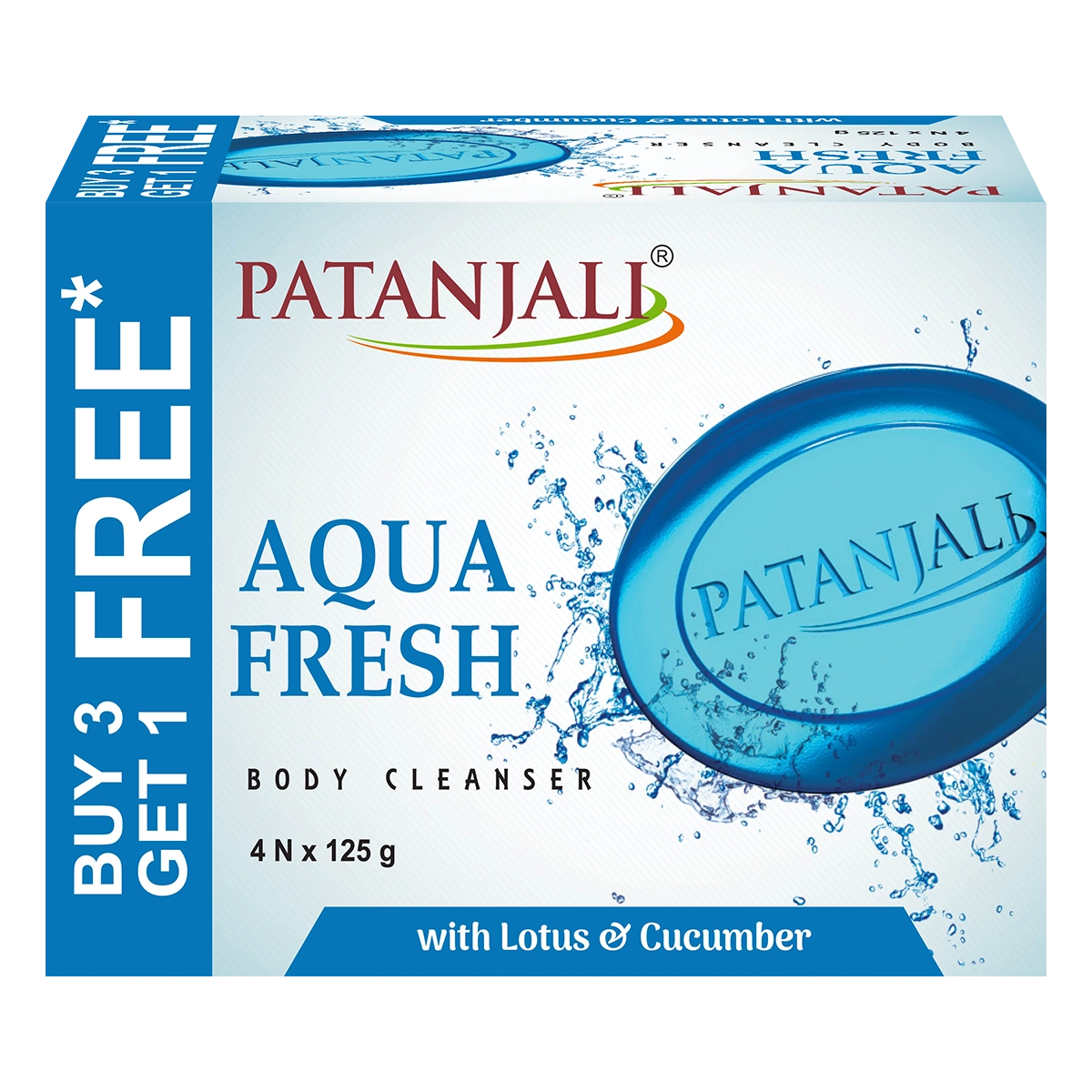 Patanjali Aqua Fresh Body Cleanser-125 G