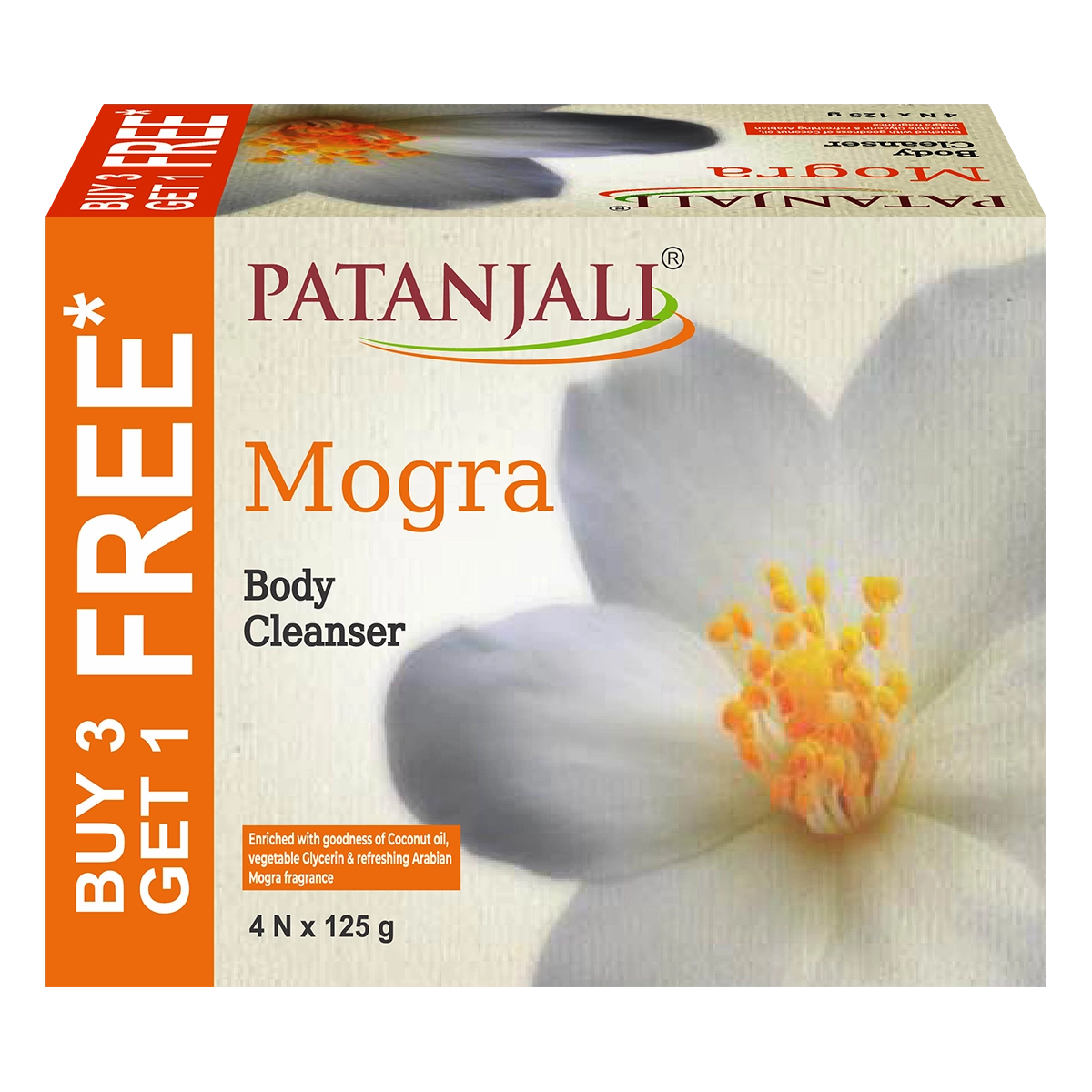 Patanjali Mogra Body Cleanser-125 G