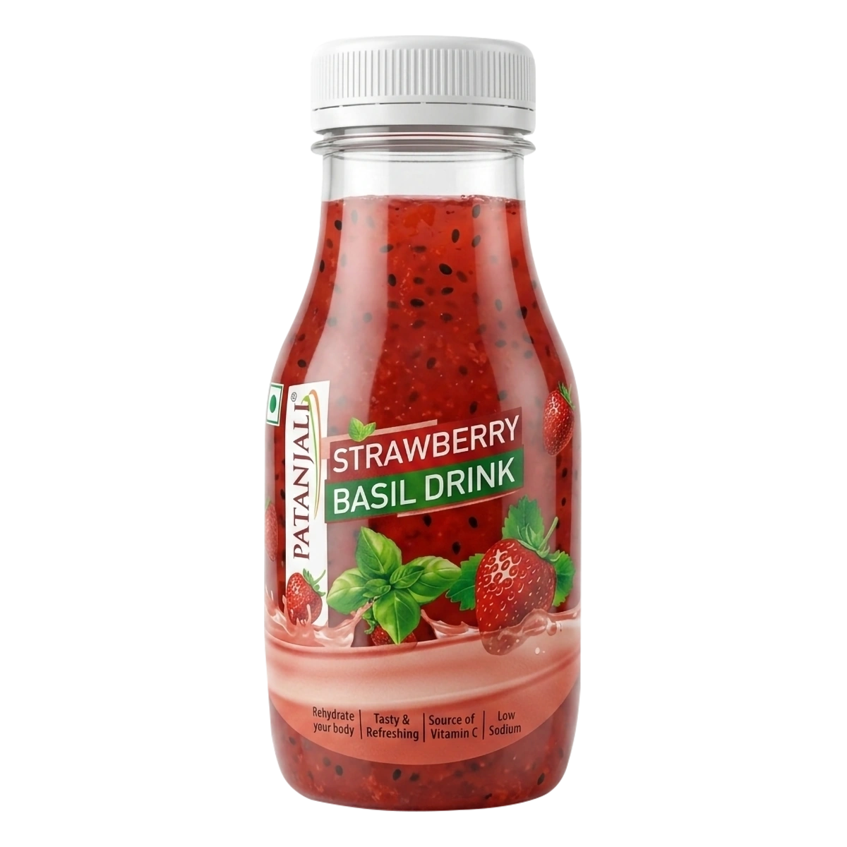 Patanjali Strawberry Basil Drink