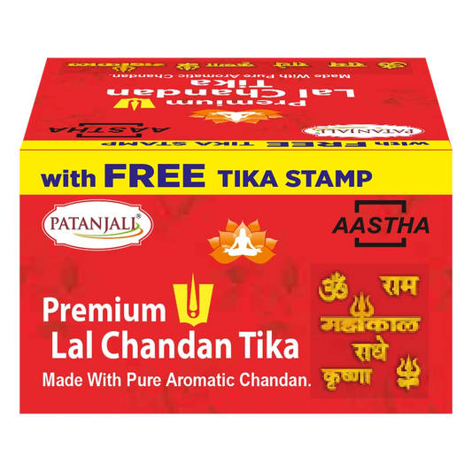 Patanjali Aastha Lal Chandan Tika
