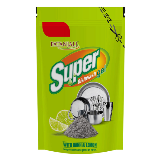 Patanjali Super Dish Wash Gel Rakh & Lemon