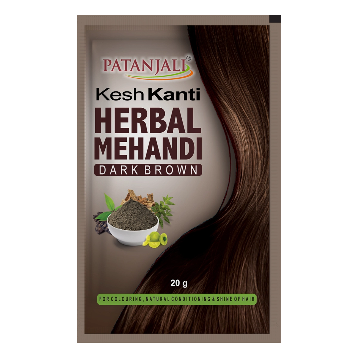 Patanjali Kesh Kanti Herbal Mehandi (Dark Brown)