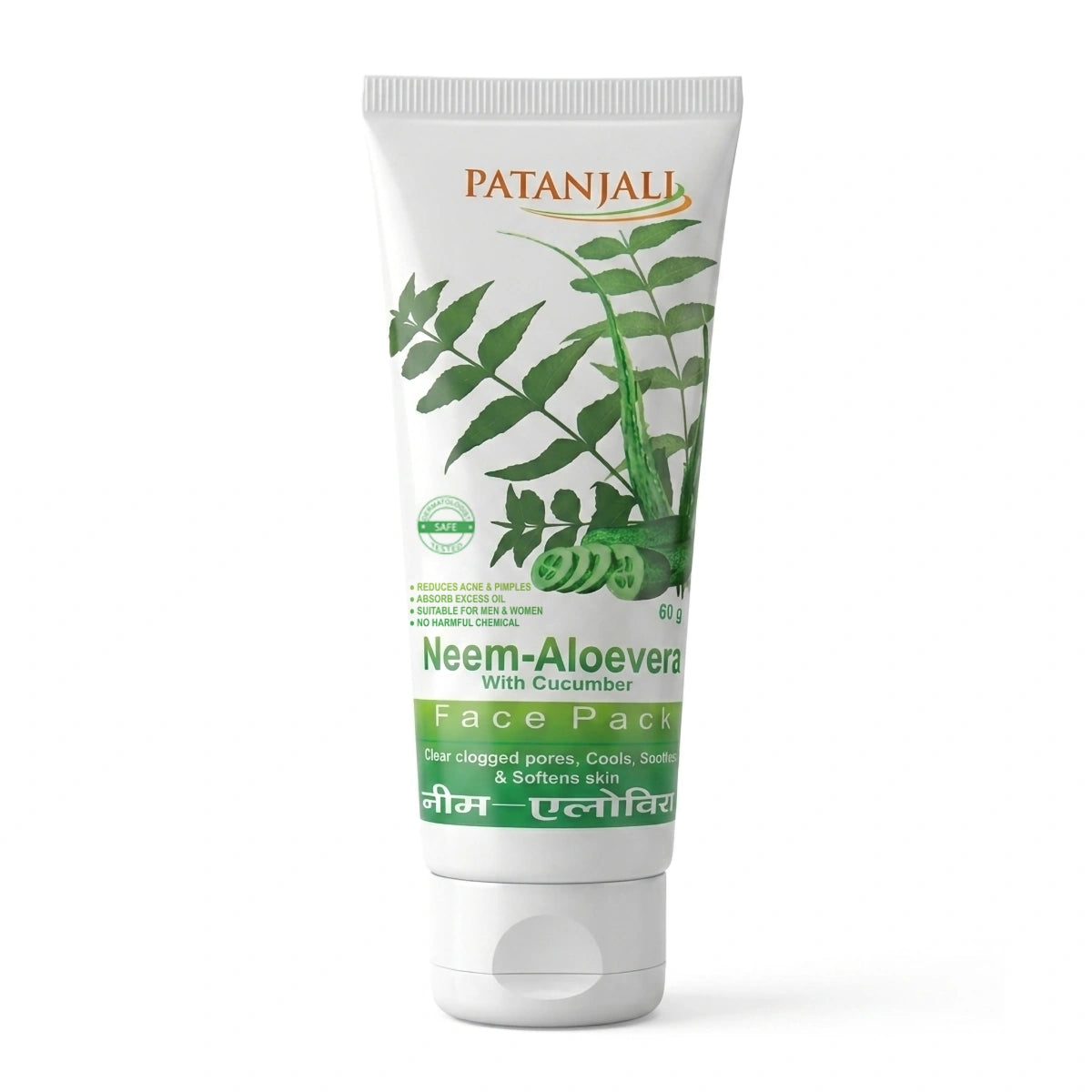 Patanjali Aloevera Neem Cucumber Face Pack