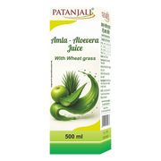Patanjali Amla-Aloevera with Wheatgrass Juice