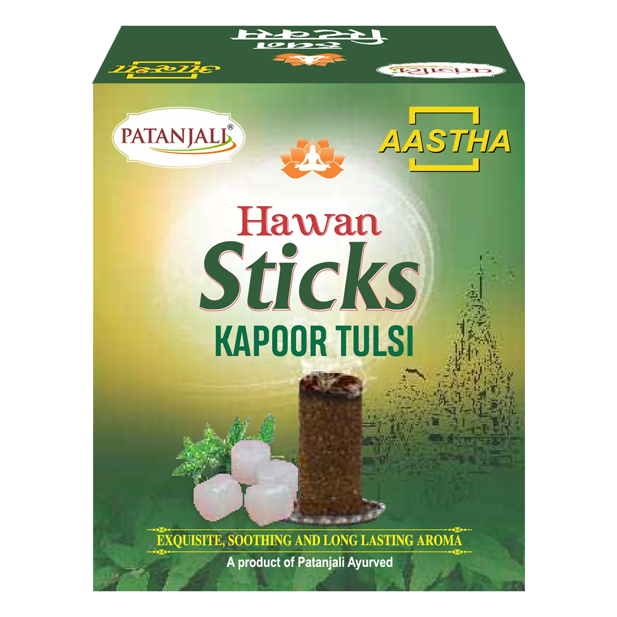 Patanjali Aastha Hawan Stick Kapoor Tulsi-20 N