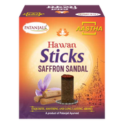Patanjali Aastha Hawan Stick Saffron Sandal-20 N