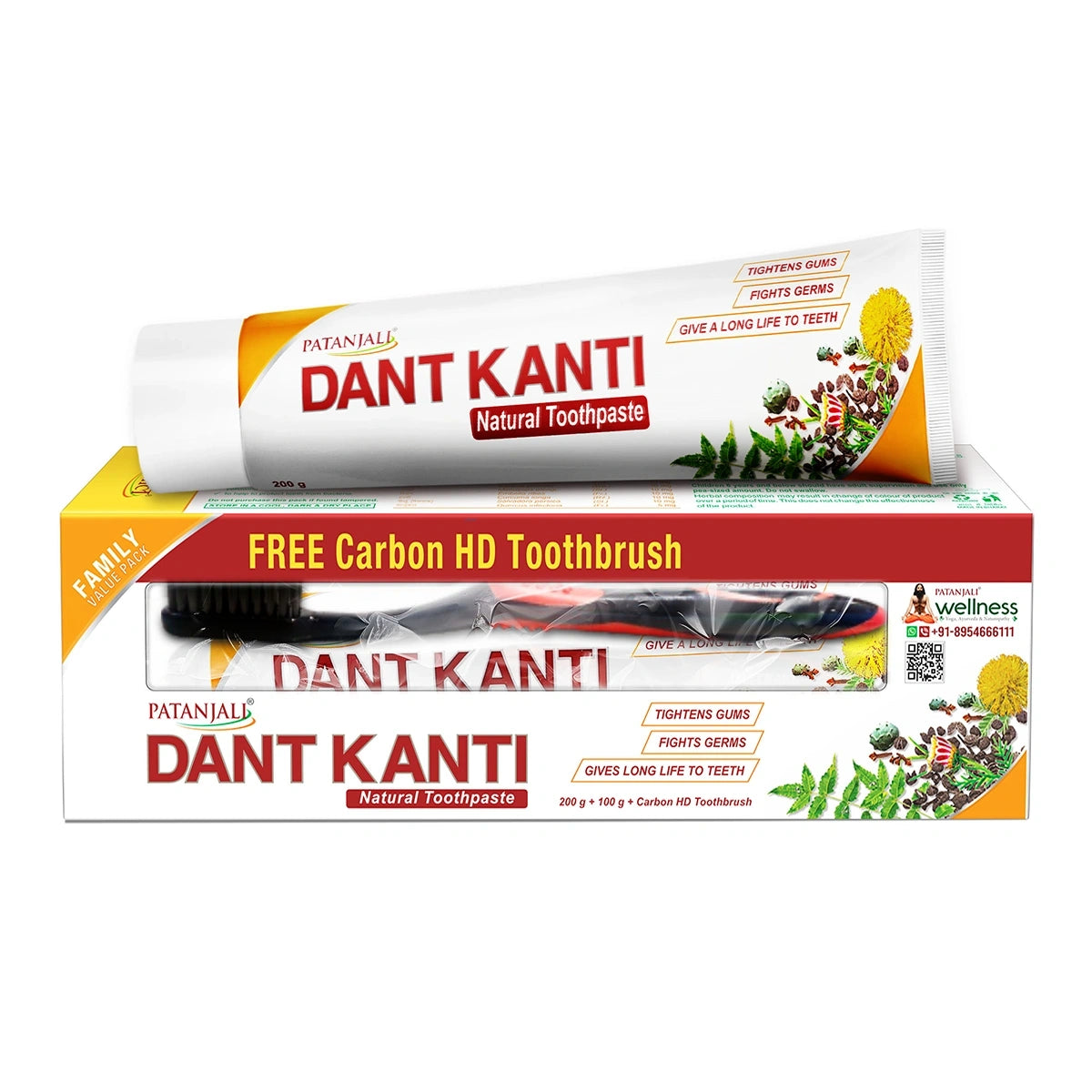 Patanjali Dant Kanti Natural Toothpaste (300G)