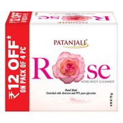 Patanjali Rose Body Cleanser - 75Gx4 N