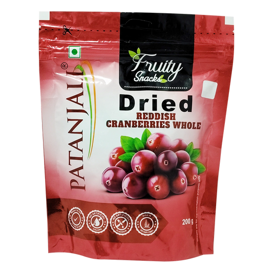 Patanjali Dried Reddish Cranberries Whole
