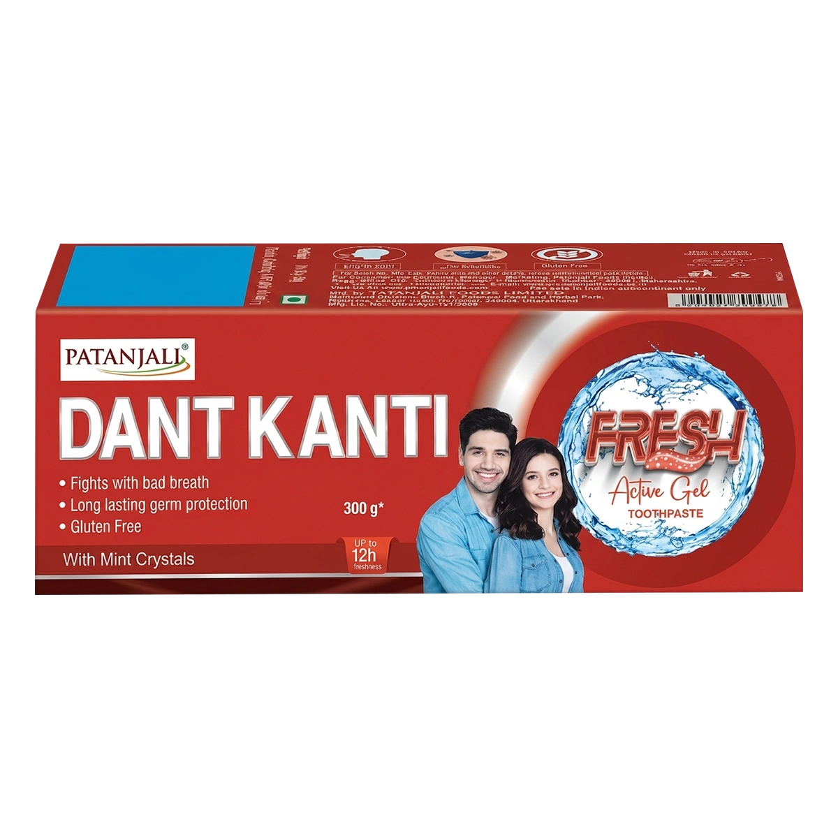 Patanjali Dant Kanti Fresh Active Gel Toothpaste
