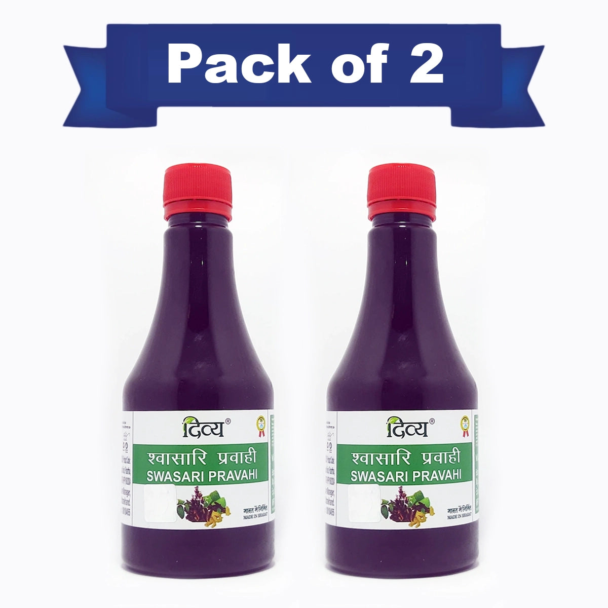 Patanjali Combo Divya Swasari Pravahi - 250 Ml (Pack Of 2)