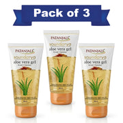 Patanjali Combo Aloe Vera Gel Kesar Chandan 150 ml(Pack of 3)