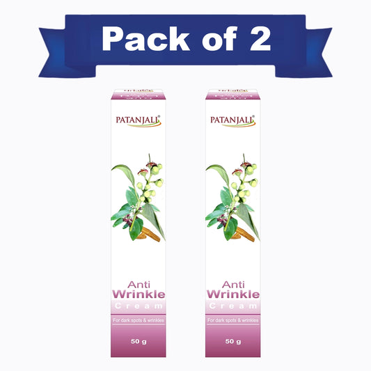 Patanjali Anti Wrinkle Cream 50 G (Pack Of 2)