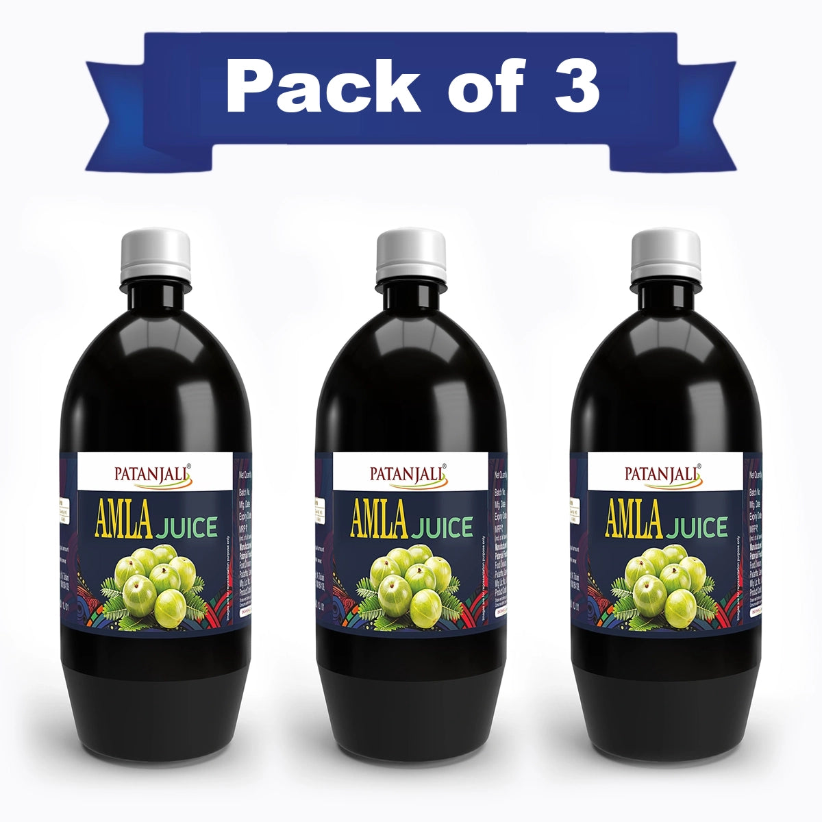 Patanjali Amla Juice 500 ml (Pack Of 3)