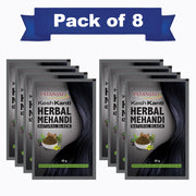 Patanjali Kesh Kanti Herbal Mehandi (Natural Black) (Pack Of 8)
