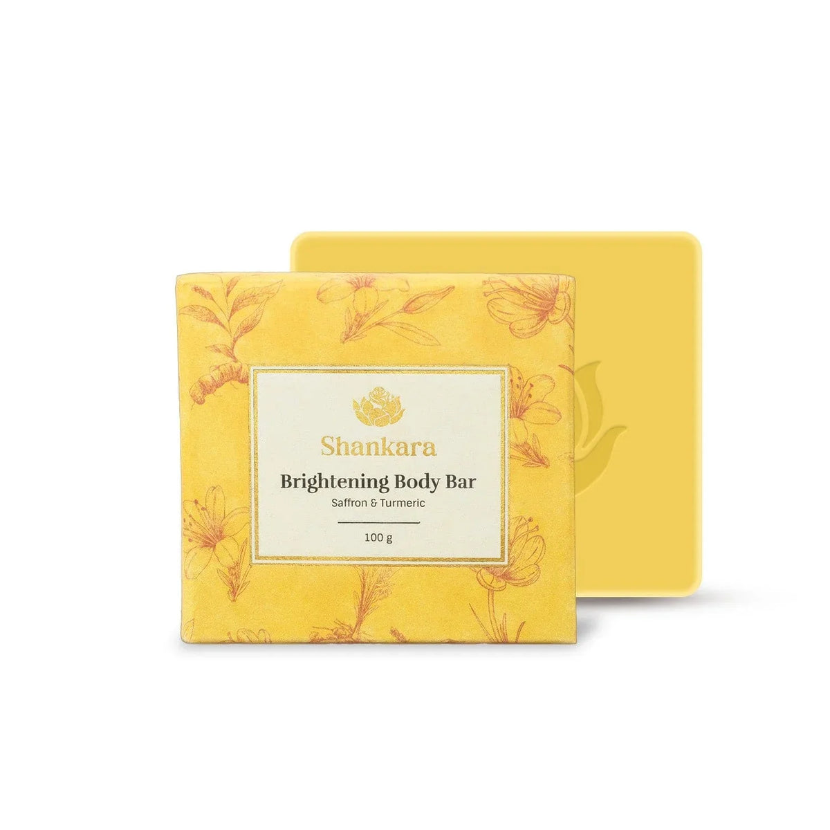 Sri Sri Tattva Brightening Body Bar – Saffron & Turmeric by Shankara