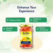 Sri Sri Tattva Lemon Pickle - Rice Bran Oil, 300 g