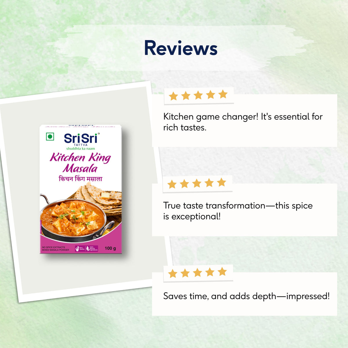 Sri Sri Tattva Kitchen King Masala, 100 g