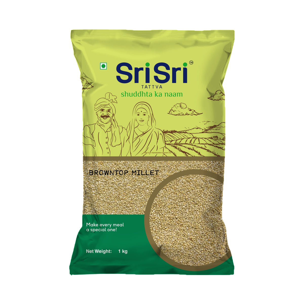 Sri Sri Tattva Brown Top Millet | Nutrient-Rich Superfood | 1 Kg