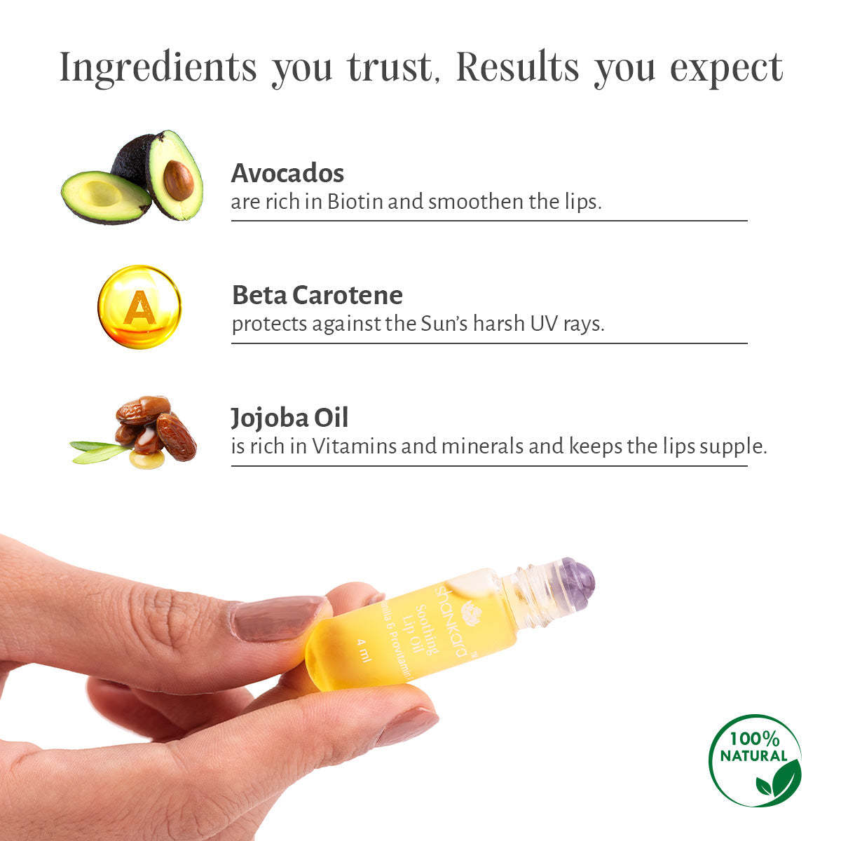 Sri Sri Tattva Soothing Lip Oil, by Shankara - 4 ml
