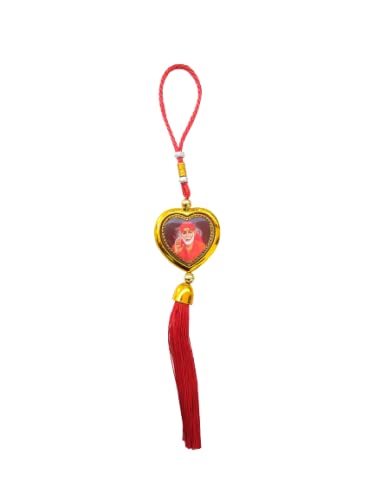 SHINDE EXPORTS Shirdi Saibaba Multicolor Car Hanging