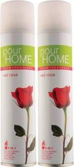 POUR HOME Room FRESHENER RED Rose 270ML (Pack of 2)