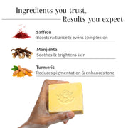 Sri Sri Tattva Brightening Body Bar – Saffron & Turmeric by Shankara