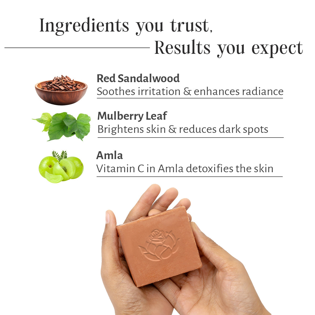 Sri Sri Tattva Hydrating Body Bar – Red Sandalwood & Mulberry Leaf