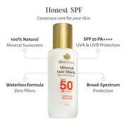 Sri Sri Tattva Mineral Sun Shield, 50 ml by Shankara