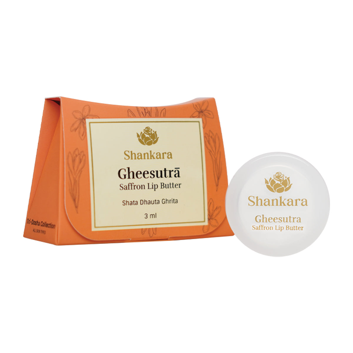Sri Sri Tattva Gheesutrā Saffron Lip Butter