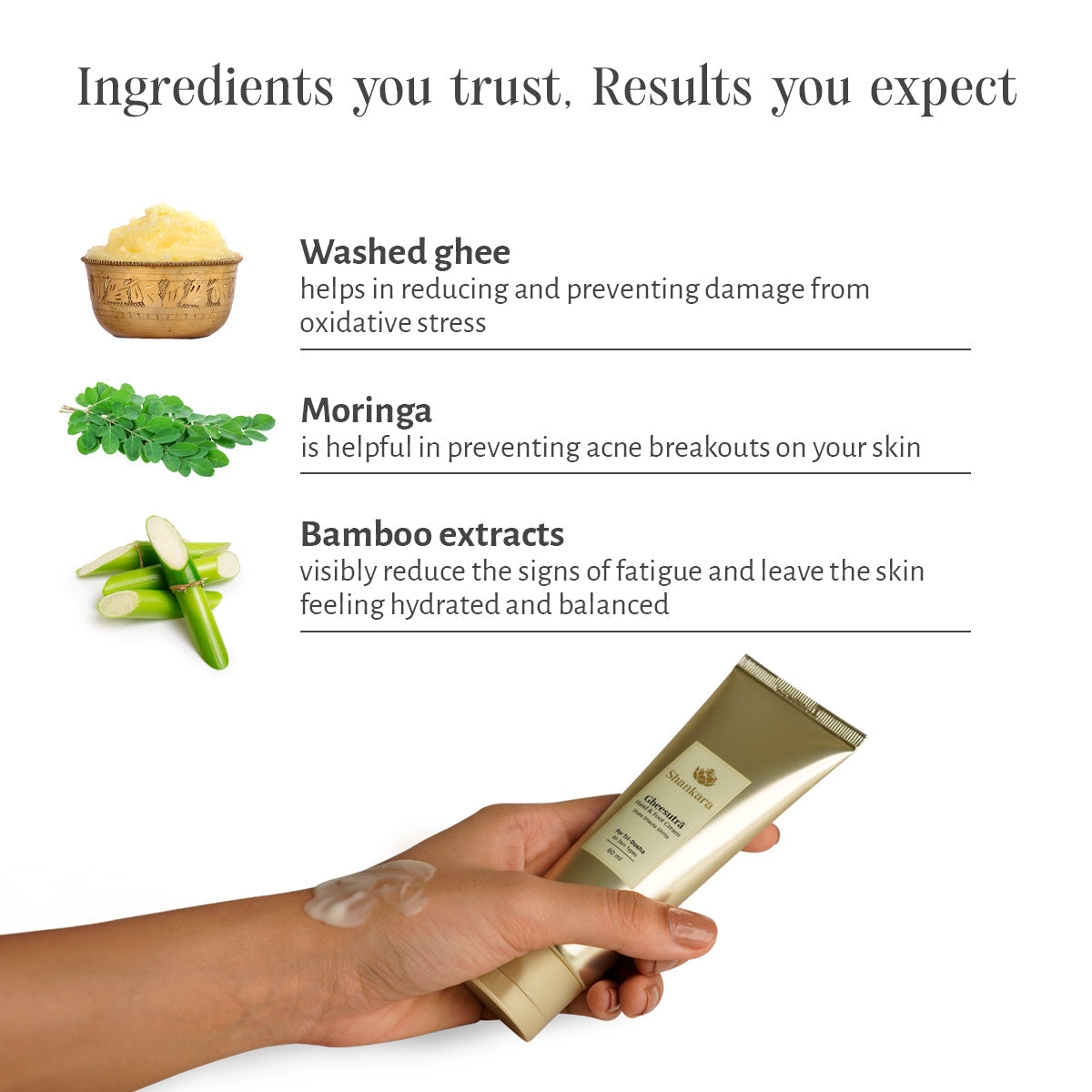 Sri Sri Tattva Gheesutrā Hand and Foot Cream - 60 ml by Shankara