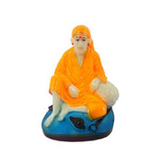 SHINDE EXPORTS saibaba Idol/shirdi saibaba Idol Marble/saibaba Idol for car Dashboard 4 inches