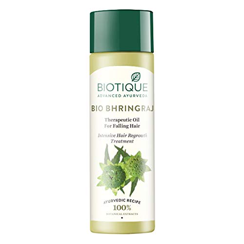 Biotique Bio Bhringraj Therapeutic Oil For Falling Hair Intensive Hair Regrowth Treatment