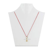 ASTRODIDI Brass Hanuman Gada Pendant (Yellow, Small)