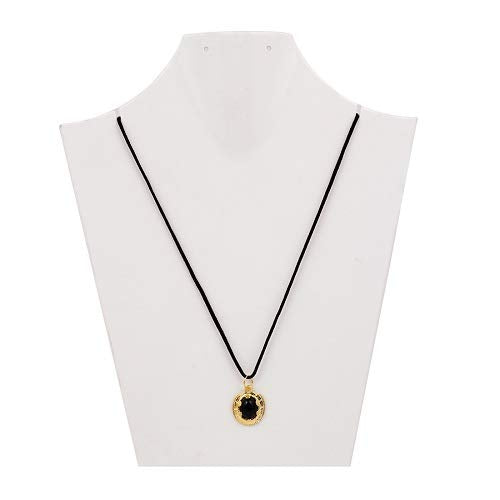 ASTRODIDI Nazar Dosh Suraksha Kawach/Shani Raksha Kavach/Evil Eye Protector Pendant with Black Thread for Men Women Boys and Girls (Color: Black and Golden)