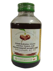 Vaidyaratnam Dinesavalyadi Kera Thailam 200 ml (Pack of 2)| Ayurvedic Products | Ayurveda Products | Vaidyaratnam Products