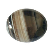 ASTRODIDI Black Sulemani Hakik Stone with Lab Report | Other Name of This Gemstone Aqeeq Agate Black Akik Kala Haqiq (6-8 Carat)