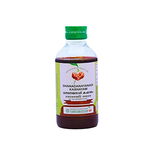 Vaidyaratnam Dhanadanayanadi Kashayam 200 ml (Pack of 2)