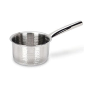 Vinod – Claro Heavy Gauge Stainless Steel Hammered Sauce Pan, 1.5 mm – (16cm)