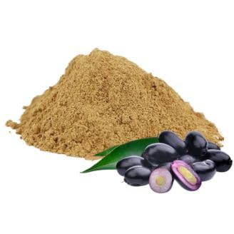 NatureVit Jamun Seed Powder 1 Kg | Natural Supplement for Blood Sugar Support | Ayurvedic Remedy for Diabetes | Rich in Antioxidants & Fibre | 100% Pure & Chemical-Free