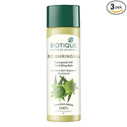 Biotique Bhringraj Hair Oil, 120 ml (Pack of 3)