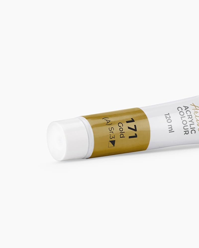 Camel Camlin Kokuyo Artist Acrylic Colour Tubes (Gold 171, 120ml)
