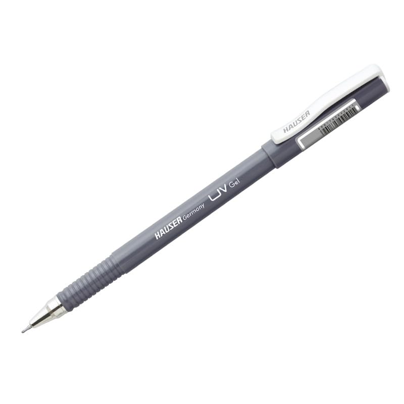 Hauser UV Gel Pen Wallet Pack | Ensures Smoothness & Durability | Waterproof Ink for Smooth & Smudge Free Writing | Black Ink, Pack of 20 Pens
