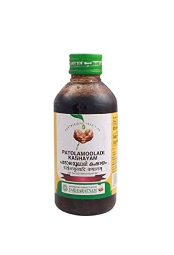 Vaidyaratnam Patolamooladi Kashayam (200 ml) | for Acne, Scrofula, Boils and Skin ailments