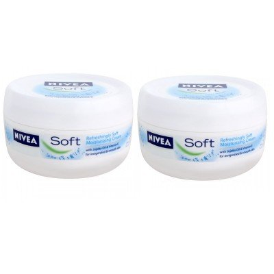 Nivea Soft Jar Oil (200 Millilitres) (Pack Of 2)