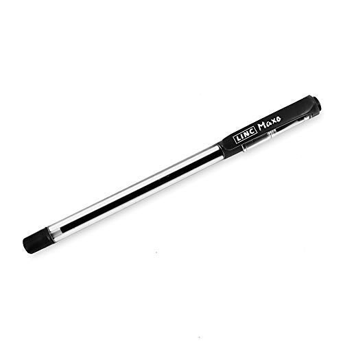 Linc Maxo Fine 0.7 mm Ball Pen | Black Ink | Pack of 25