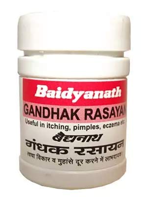 Baidyanath Asli Ayurved Gandhak Rasayan (40 Tablets x Pack of 6)